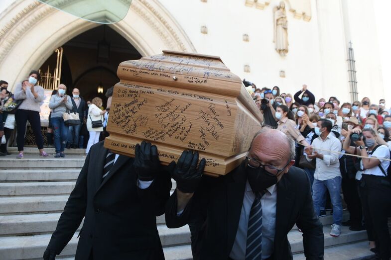 Funeral de Maria João Abreu