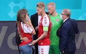 A mulher de  Christian Eriksen, Sabrina Kvist Jensen
