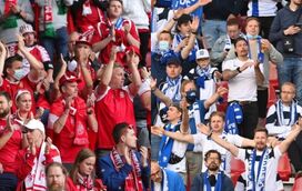 De arrepiar. Adeptos finlandeses e dinamarqueses unem-se em canto por Christian Eriksen