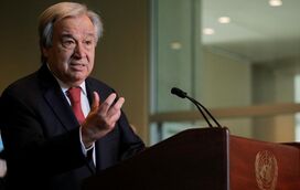 Veja as imagens da cerimónia de recondução de António Guterres como secretário-geral da ONU
