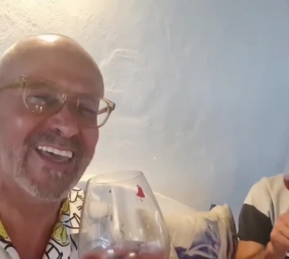 Goucha e o marido celebram 22 anos de relação com grande festa... para dois