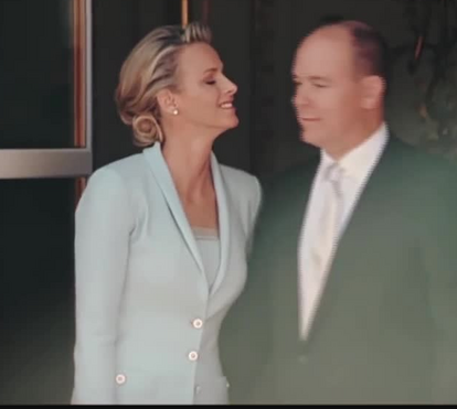 Ah, o amor! A enfrentar crise no casamento, Alberto e Charlene do Mónaco mostram momento de paixão