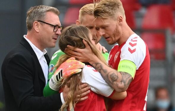 A mulher de  Christian Eriksen, Sabrina Kvist Jensen