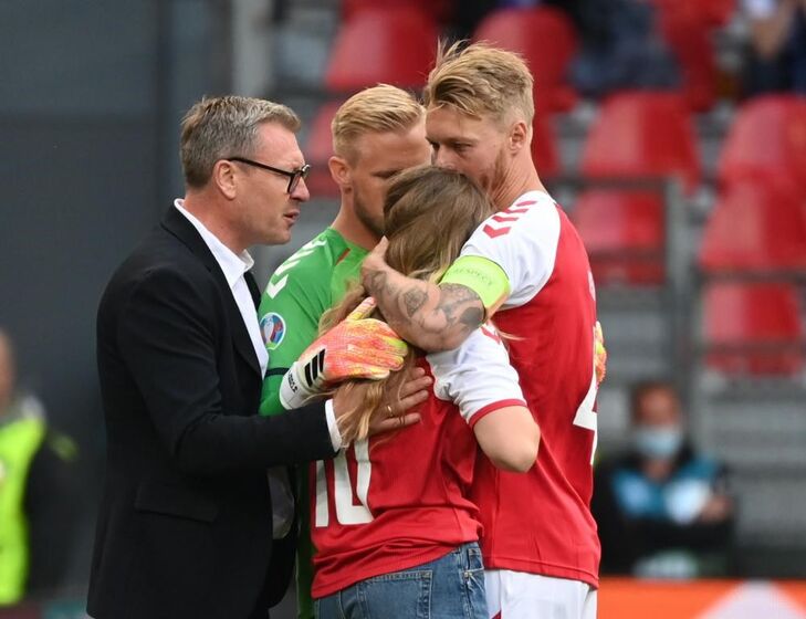A mulher de  Christian Eriksen, Sabrina Kvist Jensen