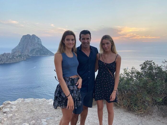Luís Figo, Helene Svedin, Daniela Figo, Martina Figo, Stella Figo