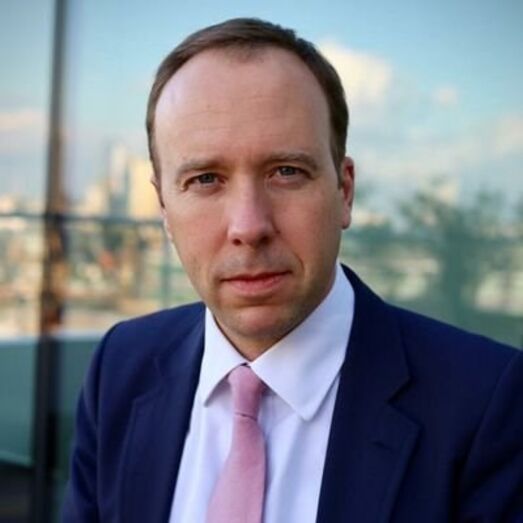 Matt Hancock, ministro da saúde do Reino Unido