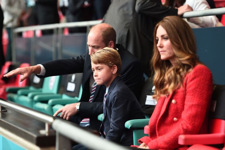 príncipe george, william, kate