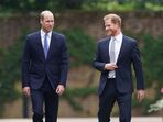 William, Harry, Diana, estátua