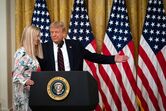 Donald e Ivanka Trump
