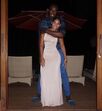 Usain Bolt com a mulher, Kasi, e os filhos