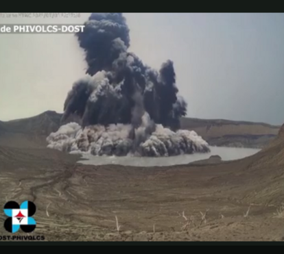 Erupção do vulcão Taal deixa Filipinas em alerta