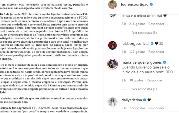 Cristina Ferreira, Lourenço Ortigão