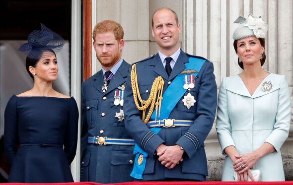 Meghan, Harry, William, Kate