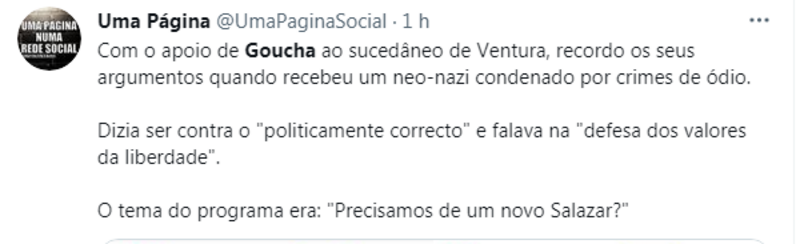 Onda de críticas contra Goucha 