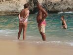 António Costa na praia com a mulher, Fernanda Tadeu