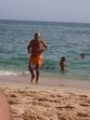 António Costa na praia com a mulher, Fernanda Tadeu
