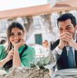 Madalena Guedes Moniz e o noivo, João Vital