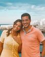 Madalena Guedes Moniz e o noivo, João Vital