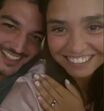 Madalena Guedes Moniz e o noivo, João Vital