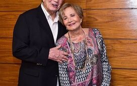 O casal Tarciso Meira e Glória Menezes internado com Covid-19