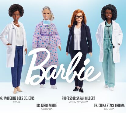 As novas bonecas Barbie, que fazem homenagem a quem lutou contra a Covid-19