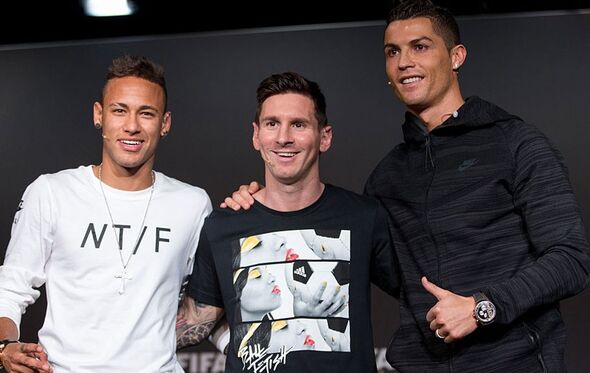 Neymar, Messi e Ronaldo