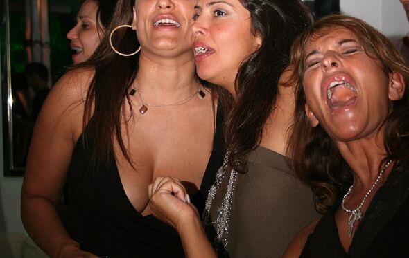 Paula Mozer e amigas no T-Clube 