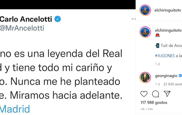 O comentário de Georgina Rodríguez