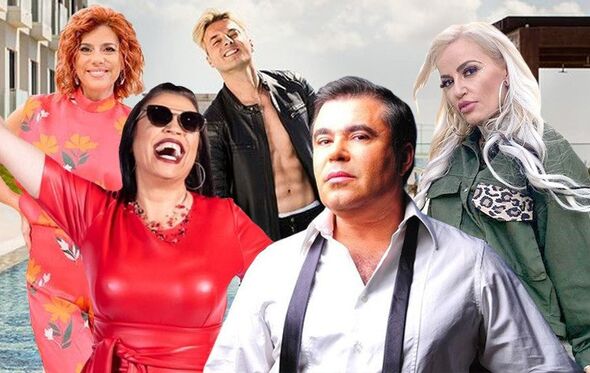 Mónica Sintra, Rosinha, Sérgio Rossi, Toy e Rute Marlene, 