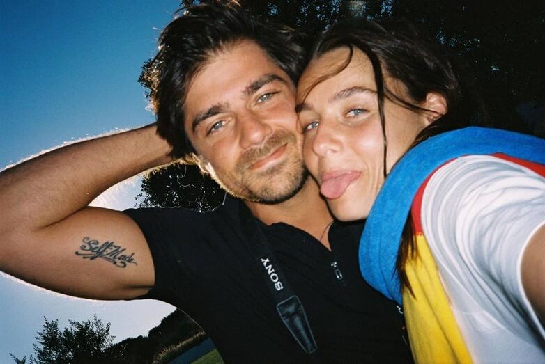 Lourenço Ortigão e a namorada Kelly Bailey
