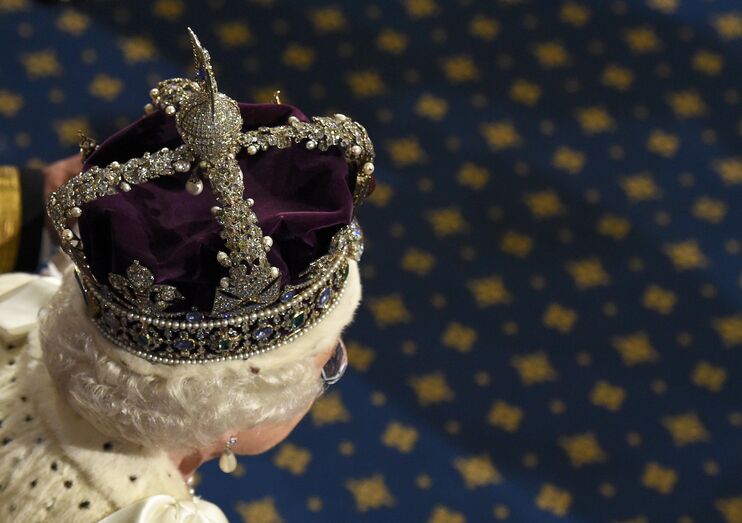 Coroa real da rainha Isabel II