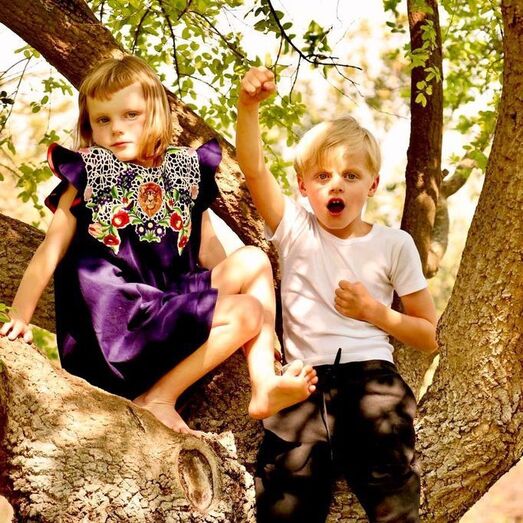Filhos de Charlene e Alberto do Mónaco 