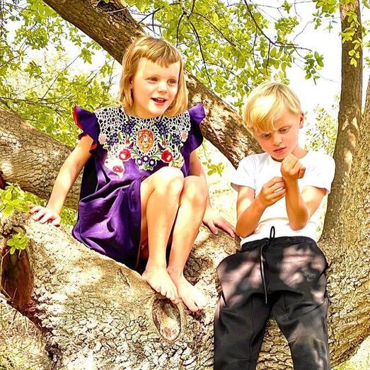 Filhos de Charlene e Alberto do Mónaco 