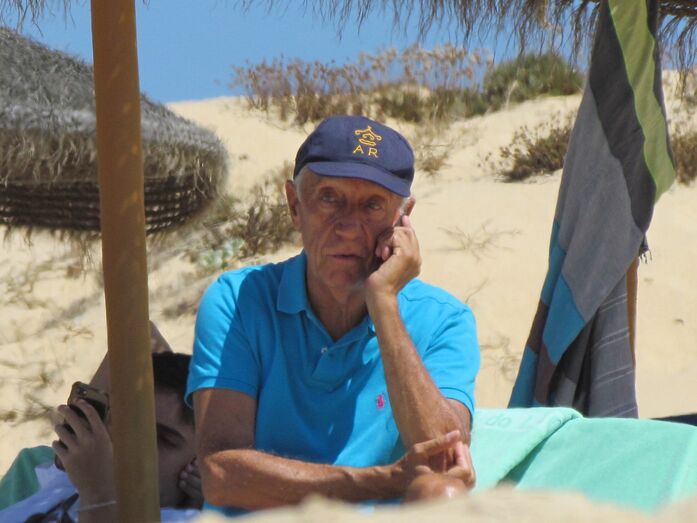 Marcelo Rebelo de Sousa na praia 