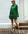 Street style vestidos verdes