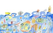 os oceanos cheios de plástico 
