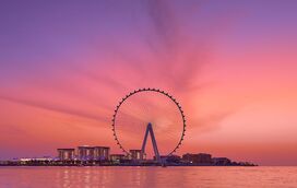 A maior roda gigante do mundo fica no Dubai e começa a funcionar em outubro