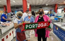 Margarida Martins no mercado de Arroios 
