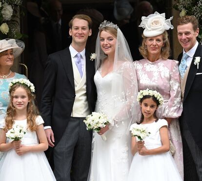 Flora Ogilvy, prima da rainha Isabel II, voltou a subir ao altar com o empresário Timothy Vesterberg