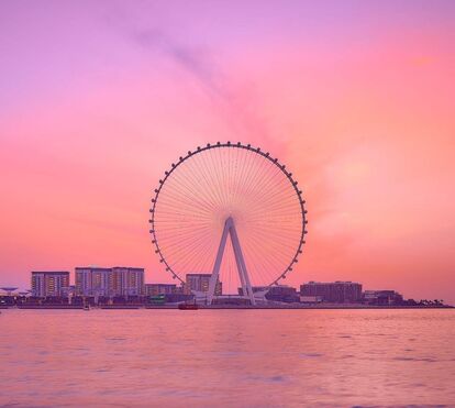 A maior roda gigante do mundo fica no Dubai e está prestes a inaugurar