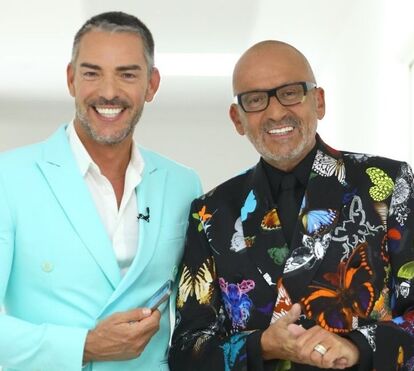 Cláudio Ramos não convence com fato azul e calças largas: 'Isso não o favorece nada'