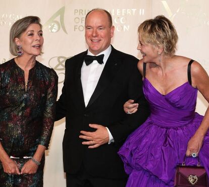 Charlene que se cuide! Encantado com a atriz, Alberto volta a encontrar-se com Sharon Stone