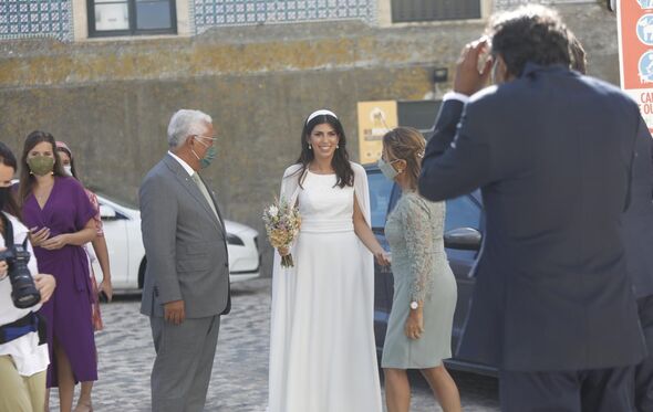 António Costa no casamento da filha, Catarina