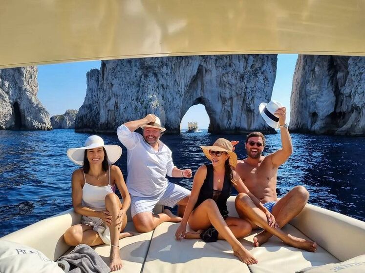 Dânia Neto e César Mourão de férias