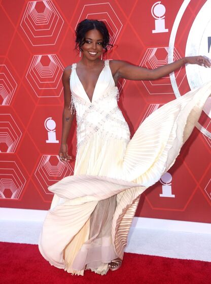Adrienne Warren, na cerimónia Tony Awards 2021