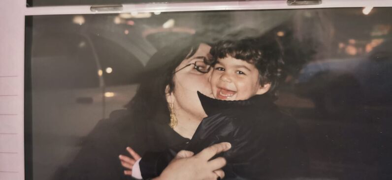 Margarida Martins e a filha 