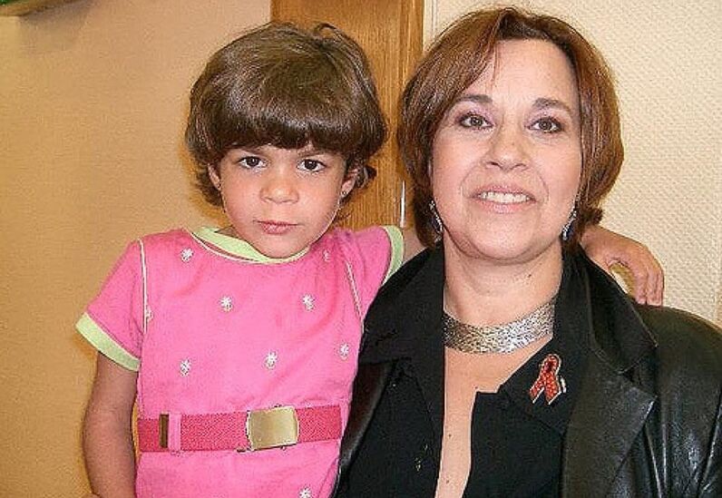 Margarida Martins e a filha 