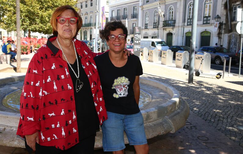 Margarida Martins e a filha 