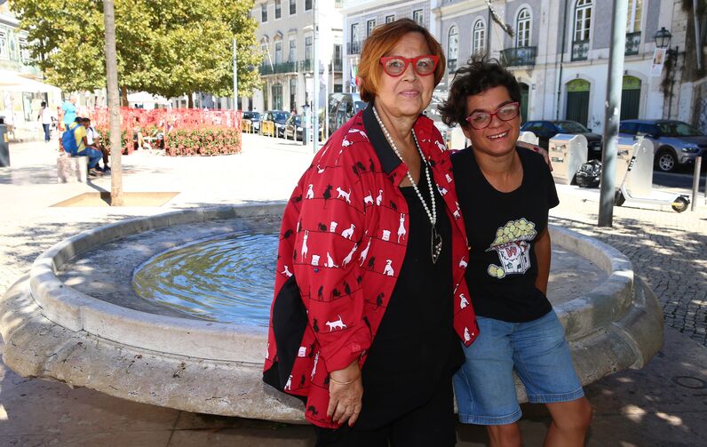 Margarida Martins e a filha 