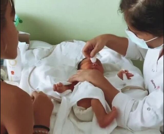 Manuel, o filho de Sara Matos e Pedro Teixeira